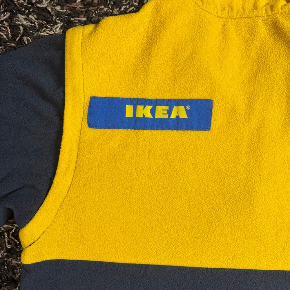 IKEA Sweater Men Sweatshirt Jacket Size L 50 Full Zip Furniture Employee Work - Picture 4 of 5
